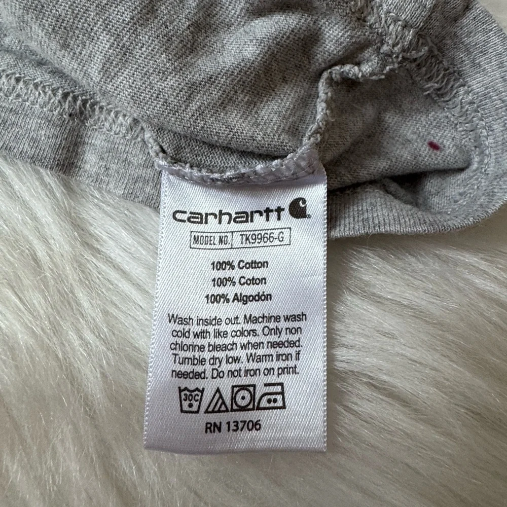 Carhartt Girls Size 10 Cropped Tee